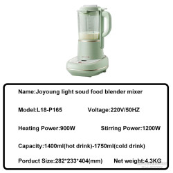 JOYOUNG Sojamilchbereiter und Mixer – enorme Leistung, 12-Stunden-Timer